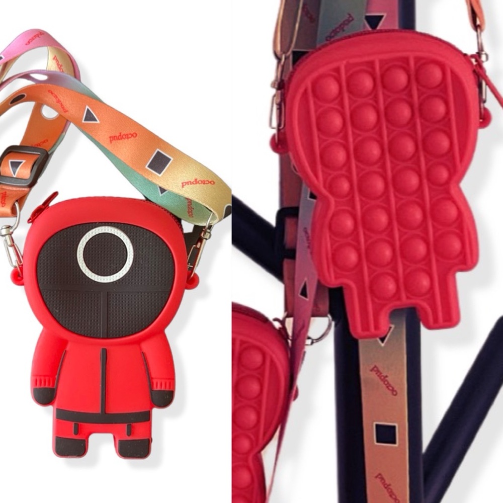 Squid Game Fidget Pop It Coin Purse